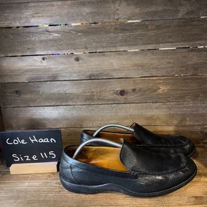 Mens Cole Haan C07380 Black Dempsey Air Venetian Casual Loafers Size 11.5 M GUC